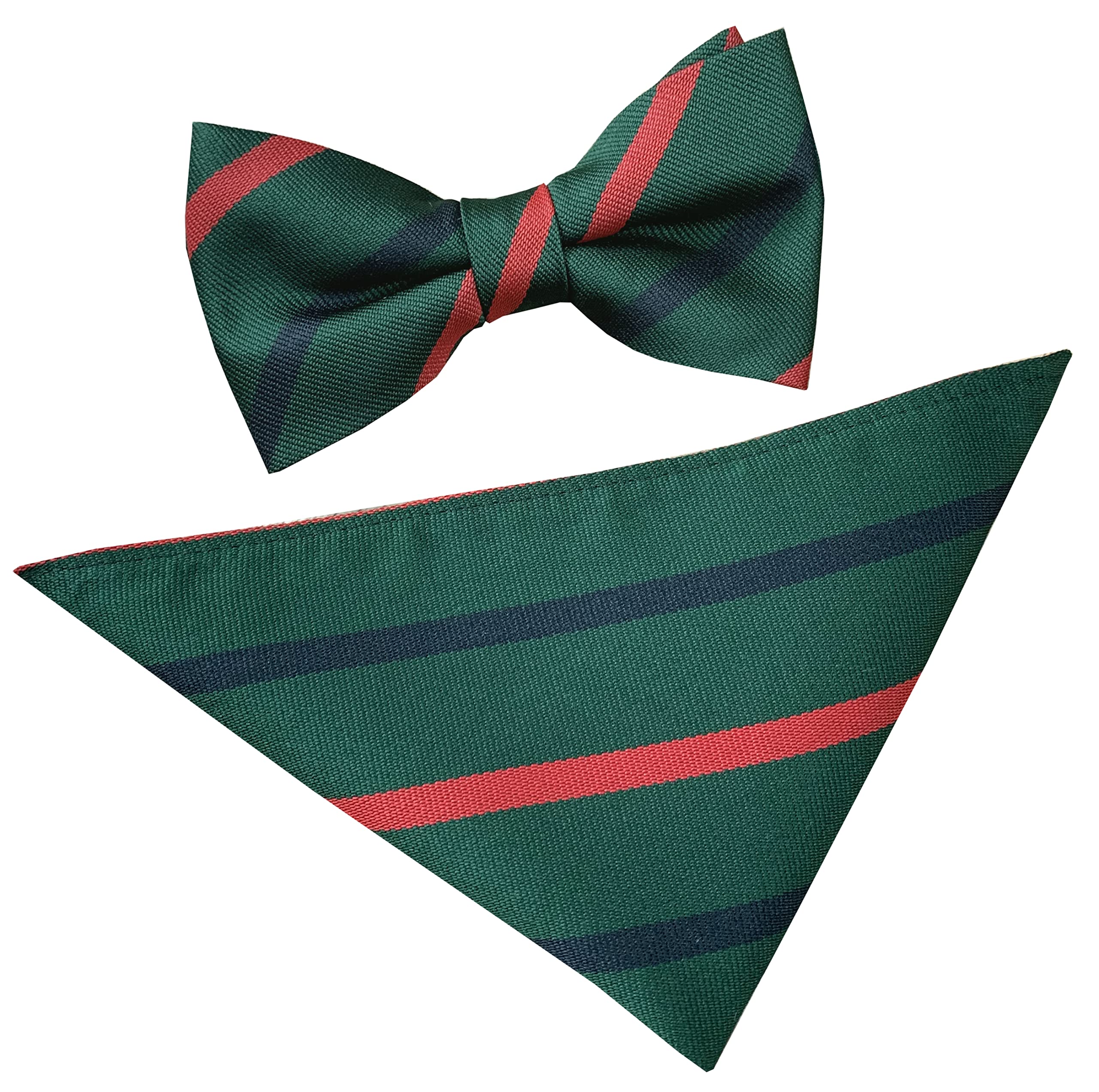 Men's Royal Green Jackets Regimental Bow Tie & Hanky Set