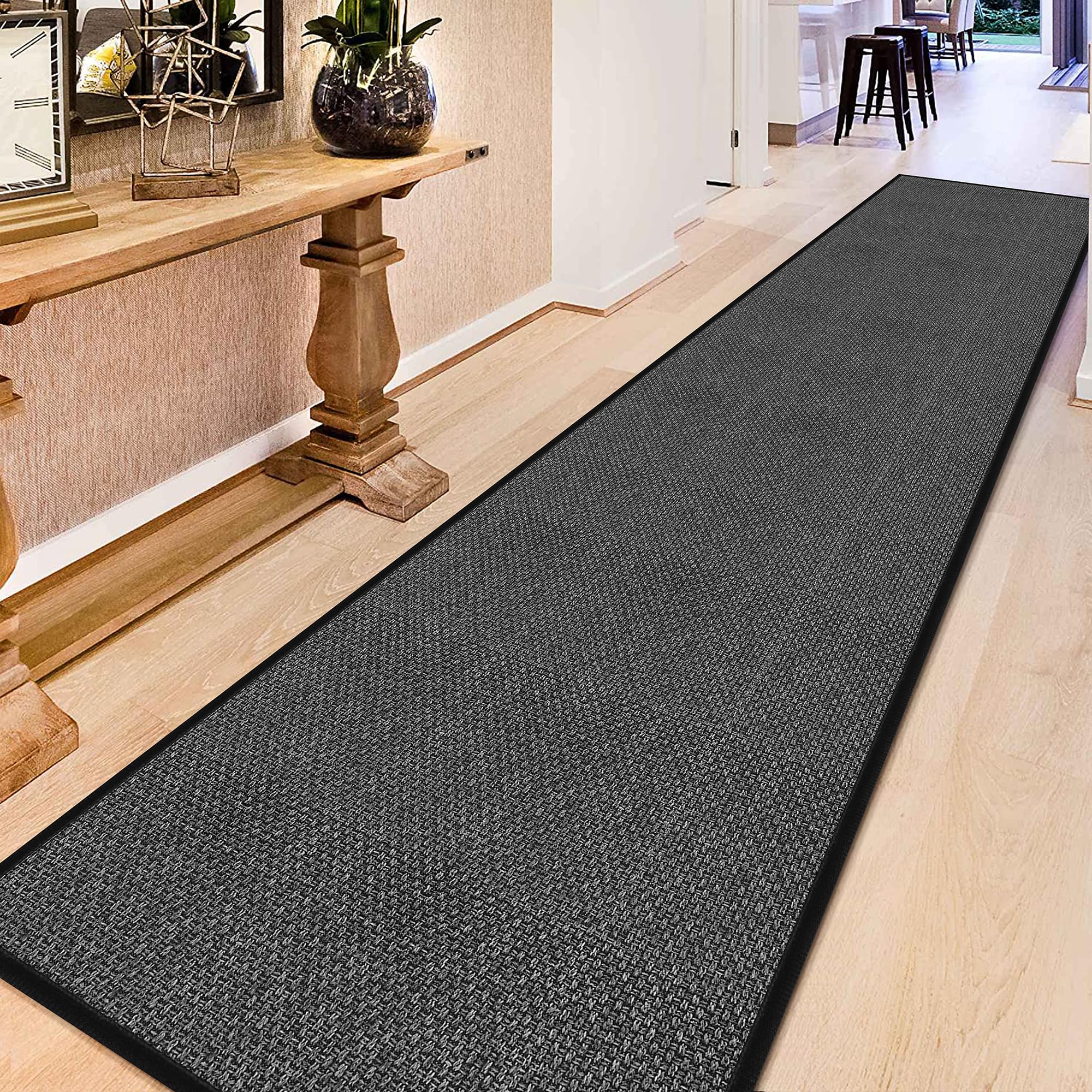 Amazon.com: GOYLSER 15ft Jute Hallway Runner Rug Non Slip Washable