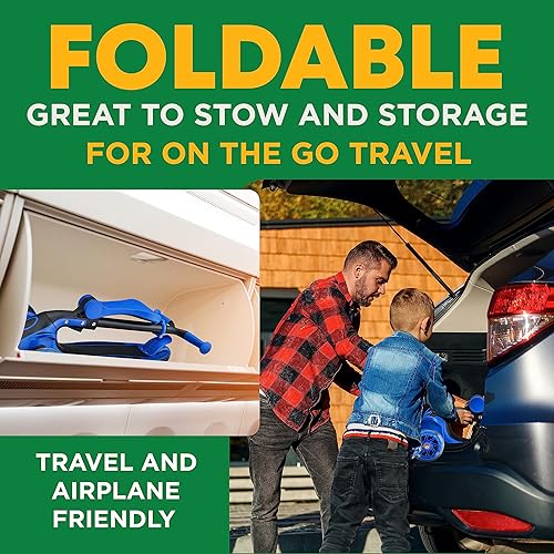 Miniatura 9 de Scooter de 3 ruedas para niños con asiento plegable, altura ajustable del manubrio, juguete de paseo inclinado para conducir para niños a partir de