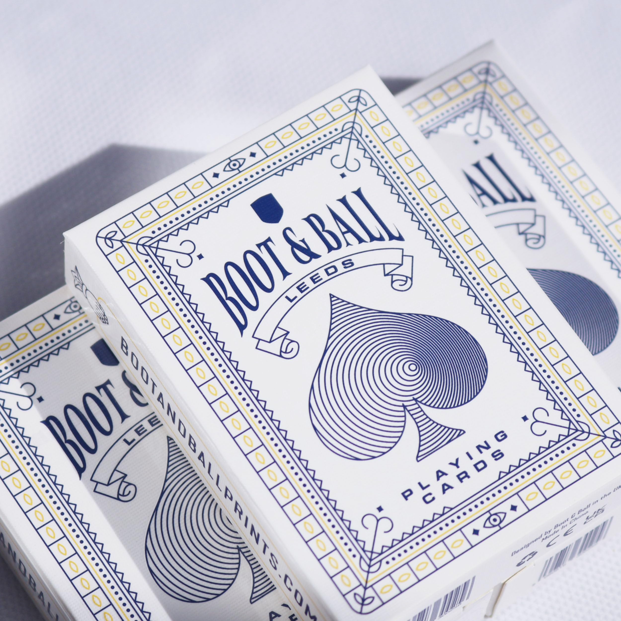 Boot & Ball Leeds Playing Cards, Blue, 8.8 cm x 6.3 cm - Image 3