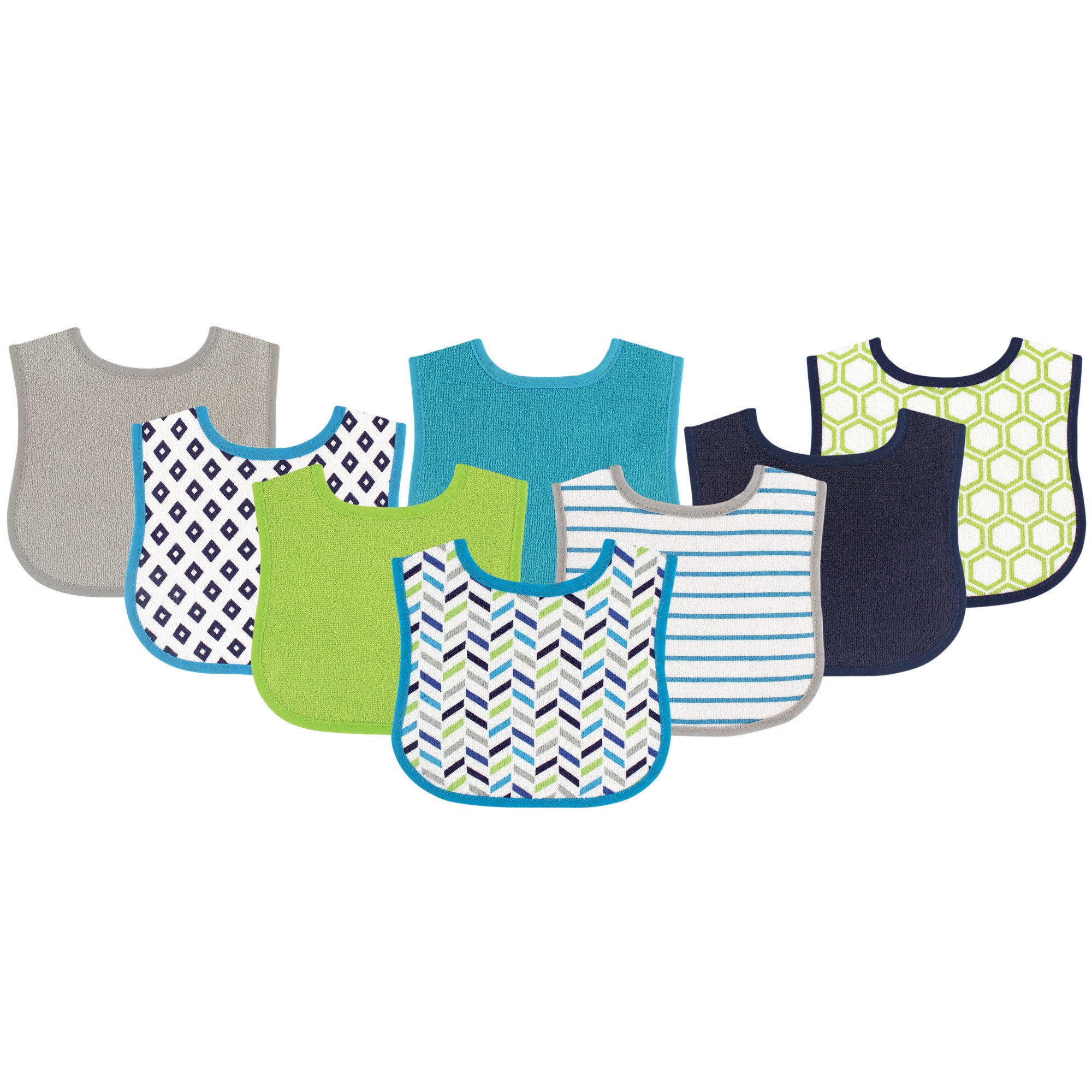 Luvable Friends Unisex Baby Cotton Terry Bibs