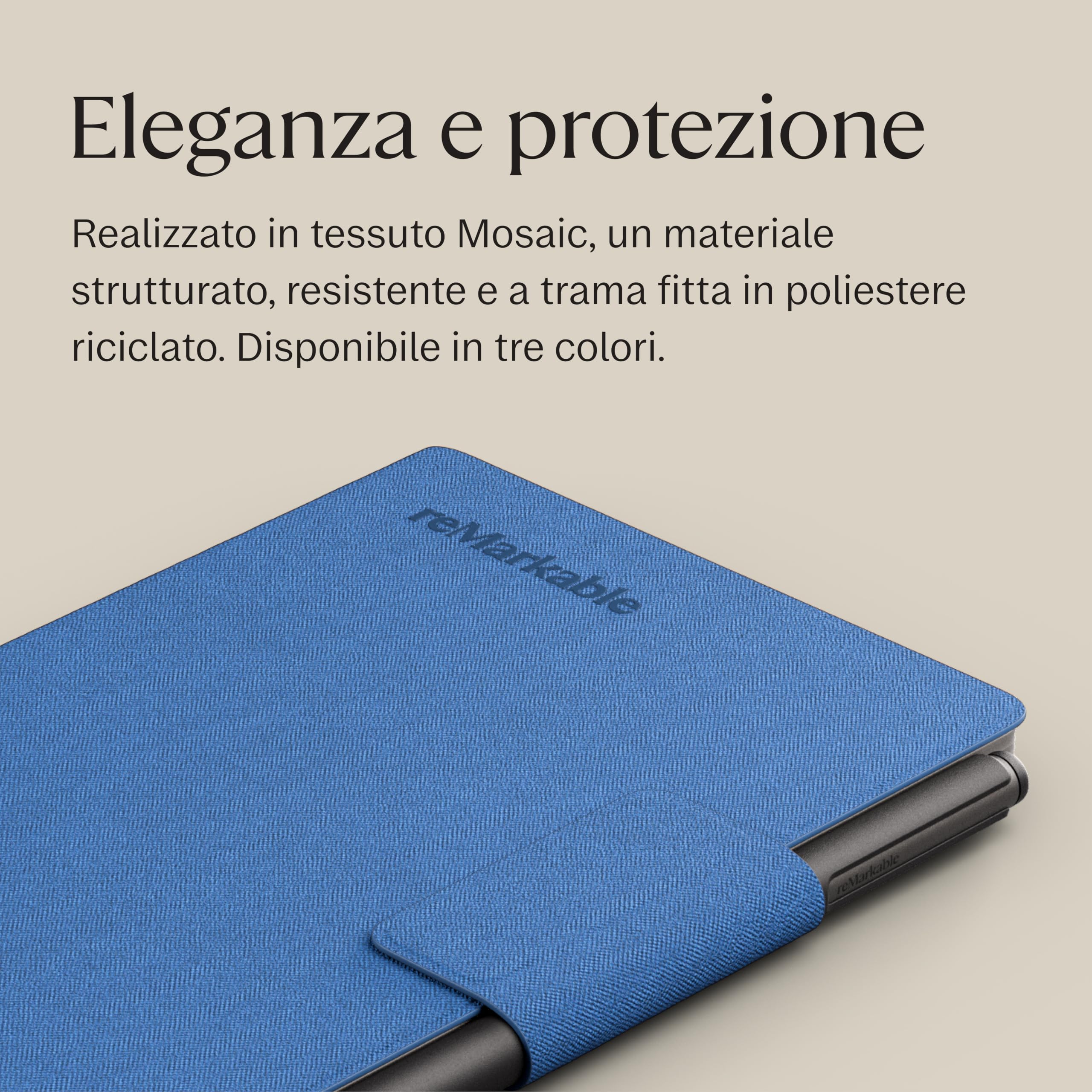 reMarkable Book Folio | Custodia polimero per Paper Pro Move | Cobalt