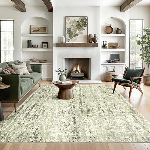 Valenrug Washable Rug 9x12 - Stain Resistant 9x12 Area Rugs