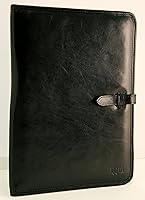 Vista 23 de Noda Leather clipboard A4 Italian Genuine Veg tan Portfolio Business Writing Pad Cognac