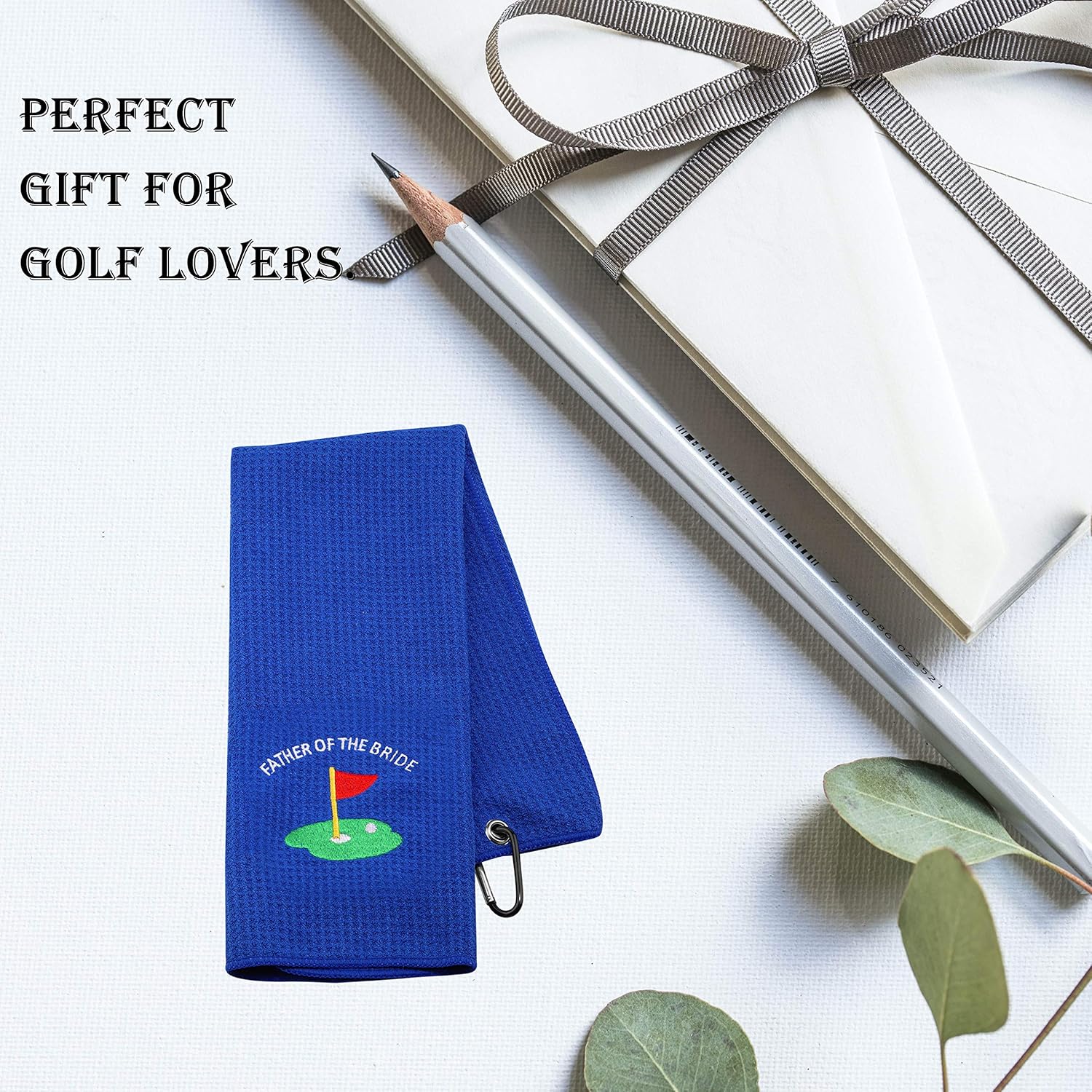 review GJTIM Novelty Gift Inspired Father of The Bride Golf Towel for Wedding Day Wedding Party Gift Towel