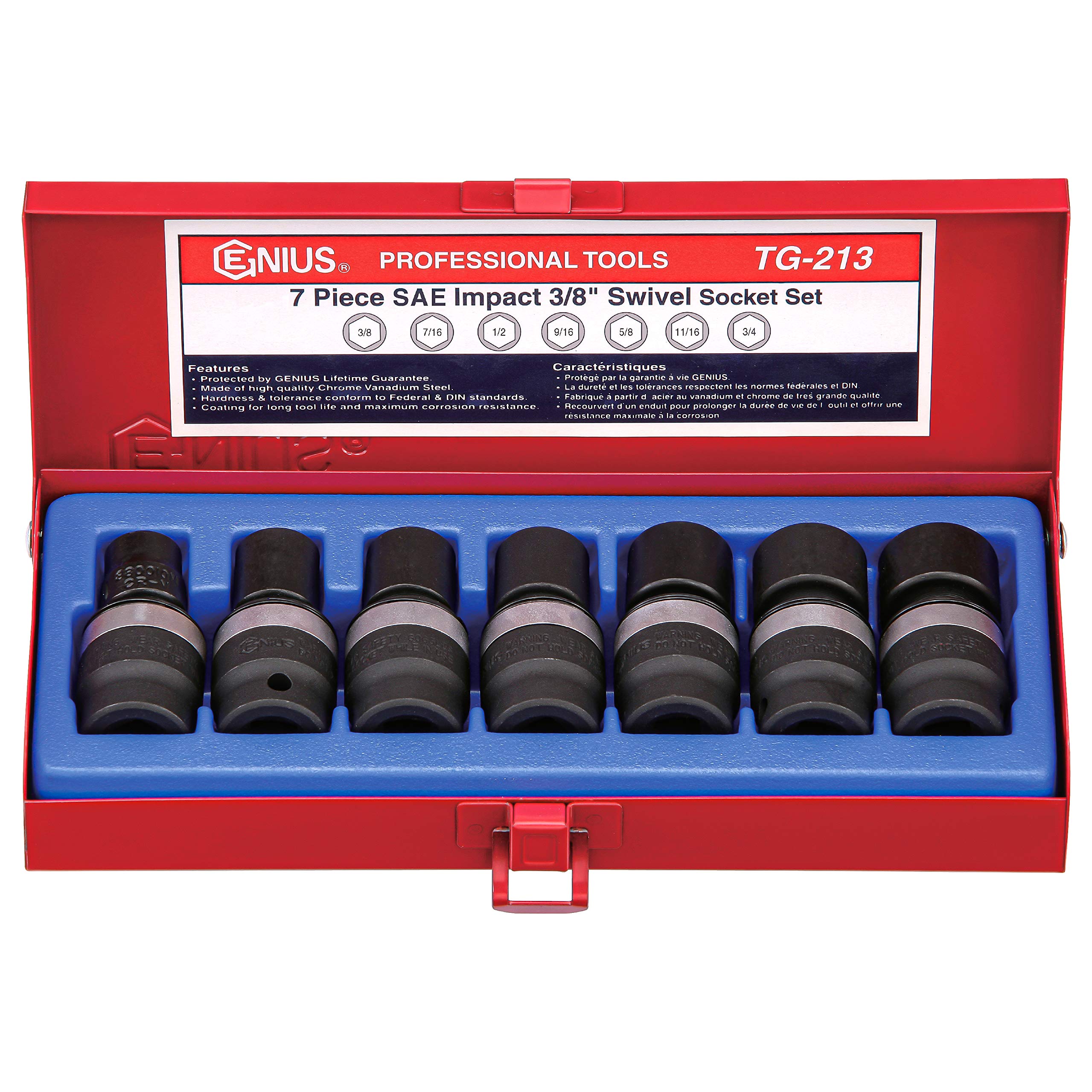 Genius Tools 7Piece 3/8