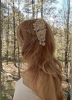 Vista 2 de Bride Wedding Birdcage Veil Short White Lace Bridal Veil with Comb