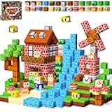 idoot 100PCS Magnetic Building Blocks, Forest Animal Sensory STEM Toys for Boys and Girls, Great for Birthday