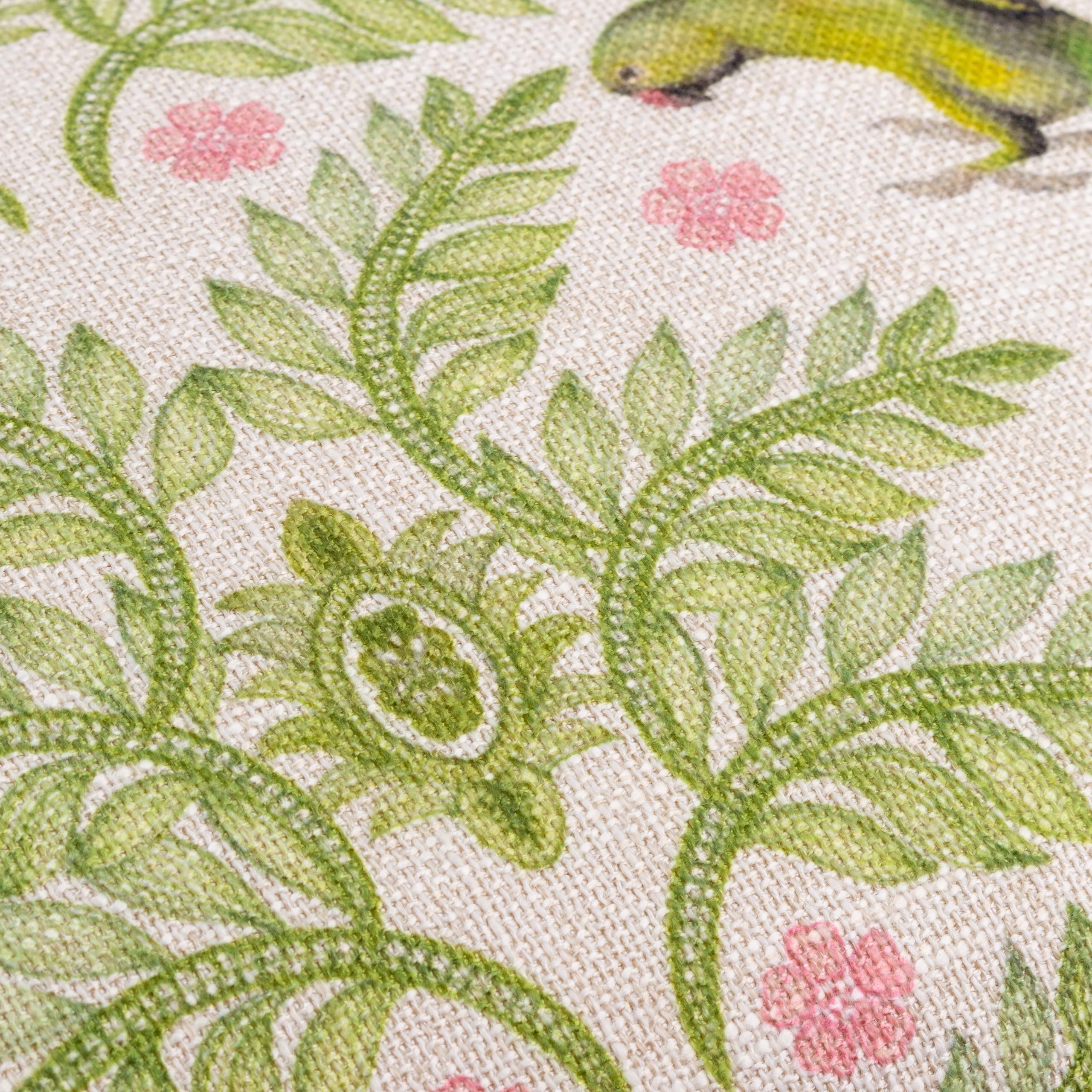 furn. Wylder Tropics Valera Pedra Parrots Tropical Piped Cushion Cover, Multicolour, 50 x 30 cm (Pack of 1) - Image 4