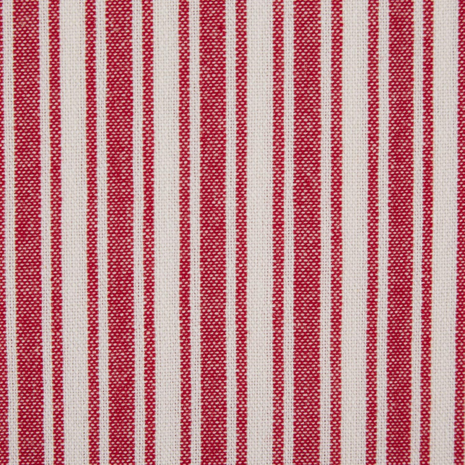 Holiday Holly and Stripe Cotton Euro Pillow Covers Set