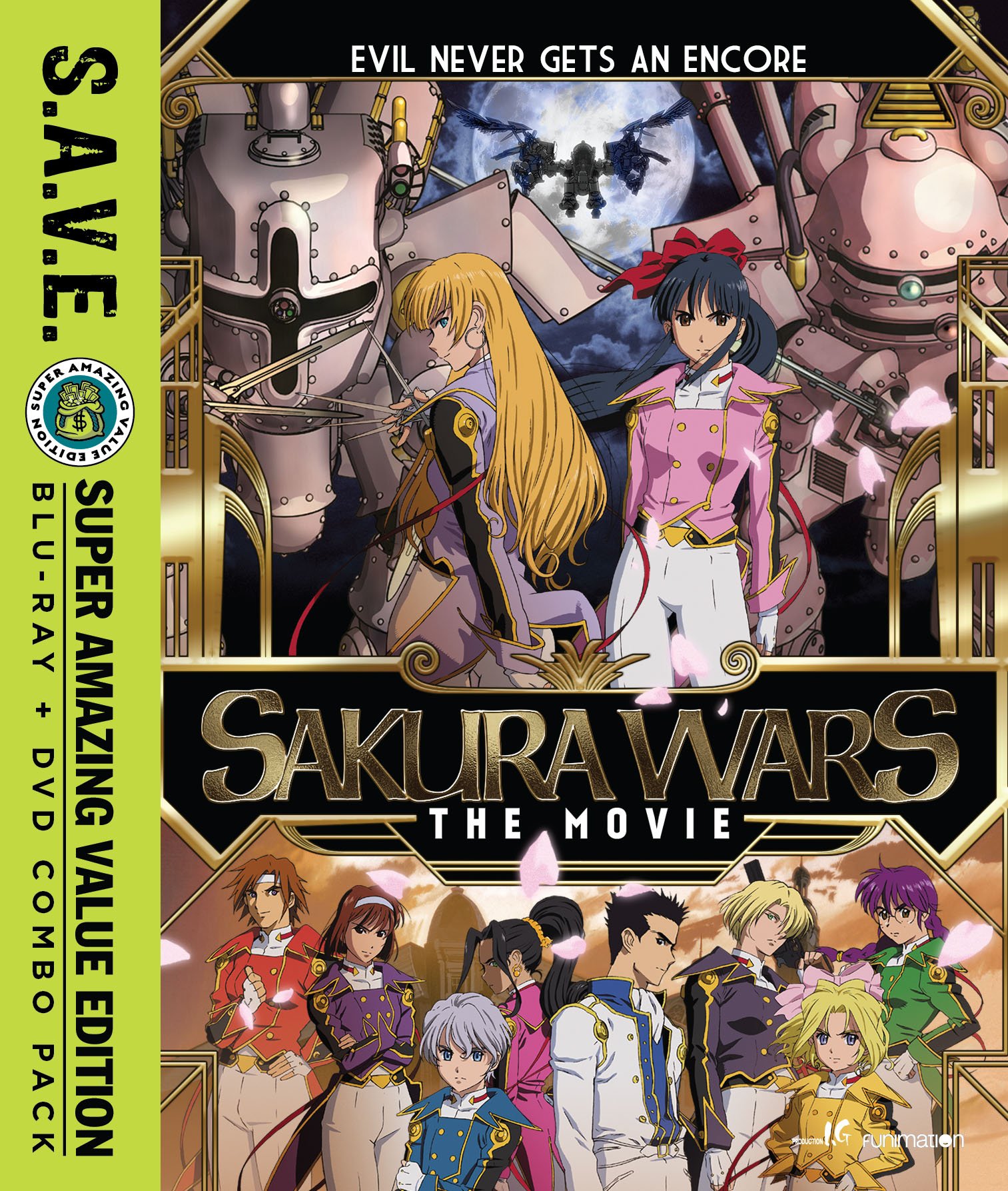 Amazon.co.jp: Sakura Wars: The Movie - S.A.V.E. [Blu-ray] : サクラ