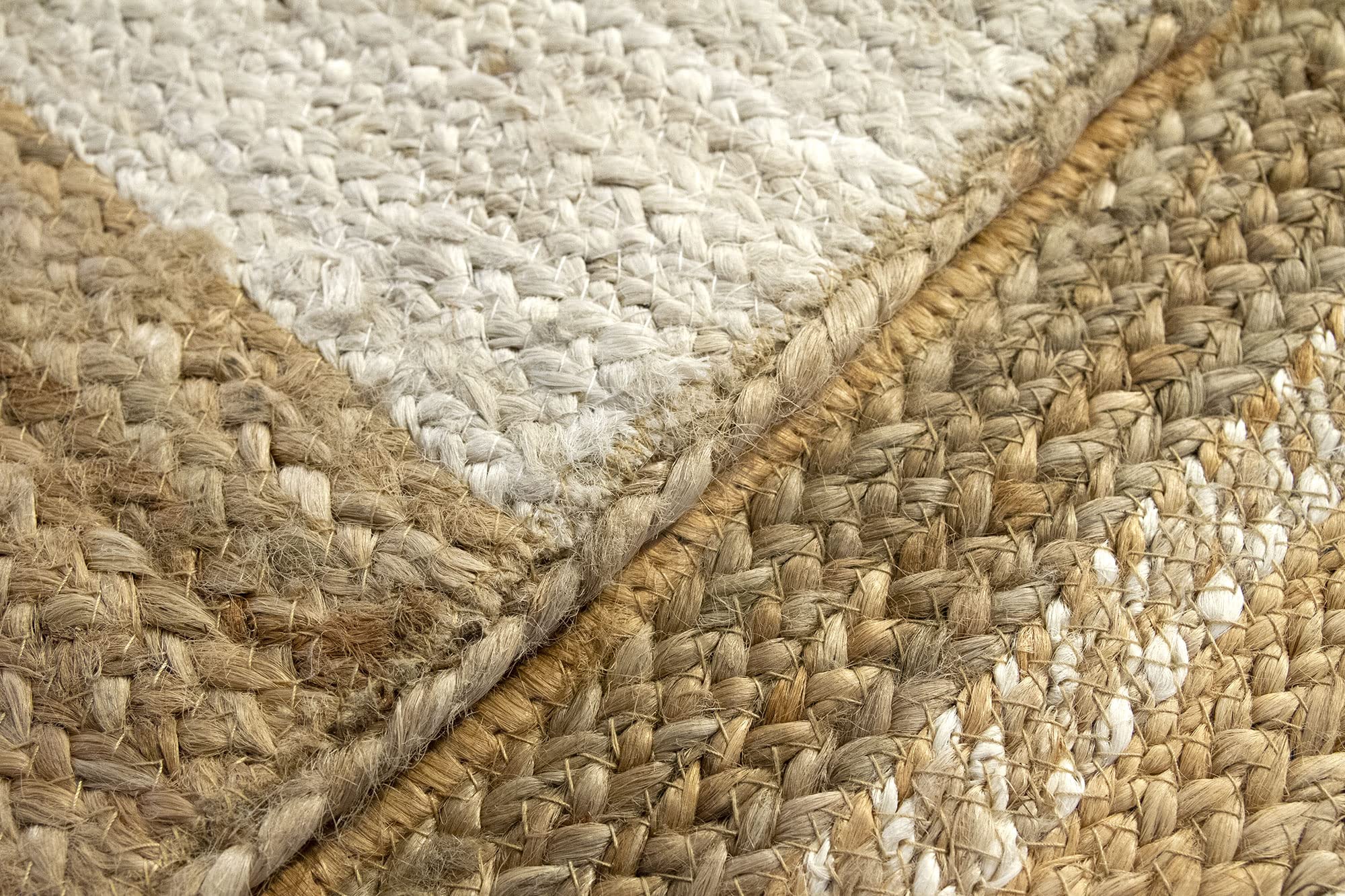 HAMID - Alfombra de Yute Sofía, 100% Fibra de Yute Natural, Alfombra Suave, Tejida a Mano, Alfombra de Salón, Comedor, Dormitorio, Pasillos, Entrada, (290x200cm)