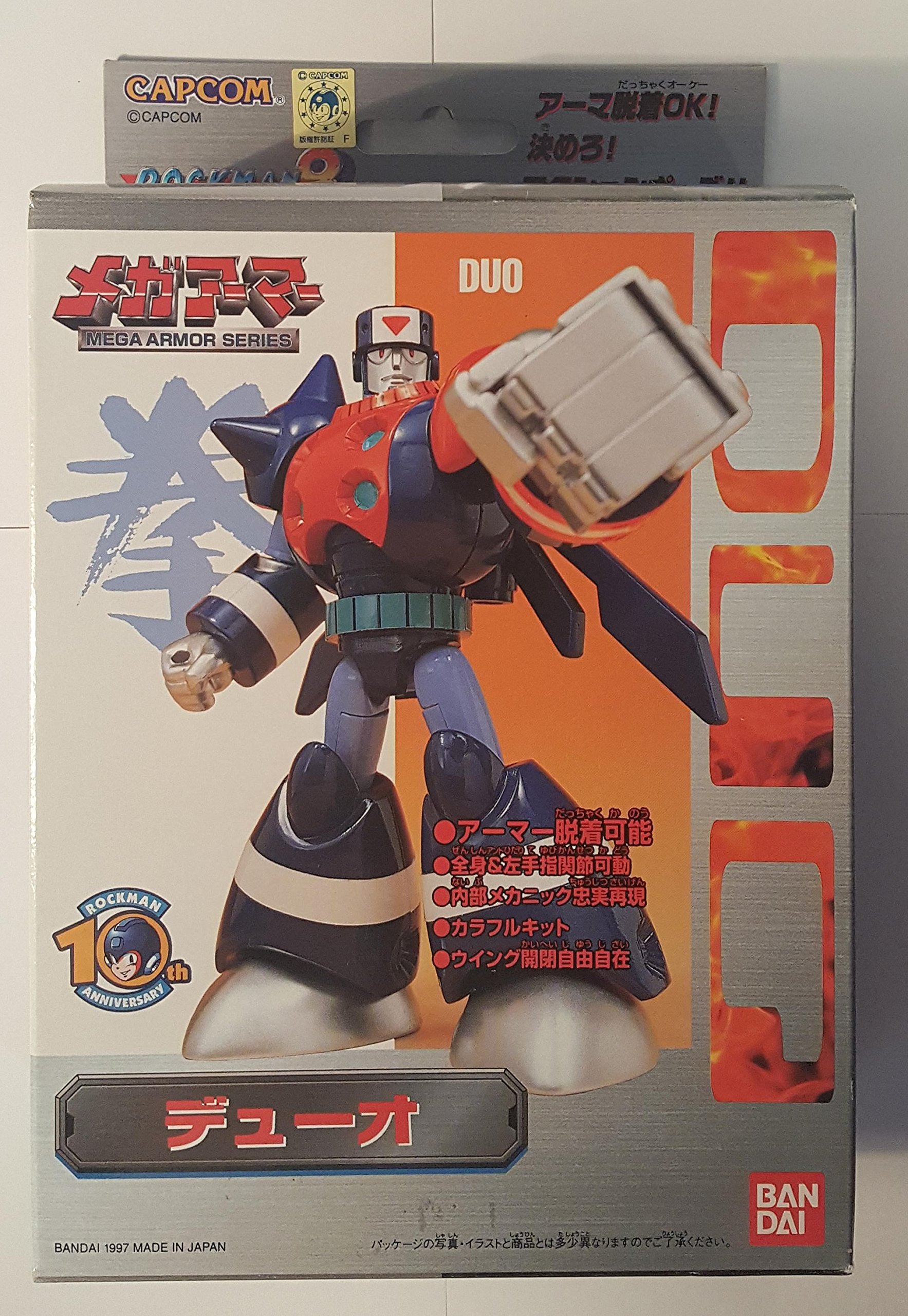 ロックマン8 デューオ　メガアーマー　megaman フィギュア　模型　Duo レア】ロックマン メガアーマー デューオ ロックマン8 - メルカリ