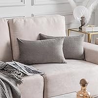 Vista 10 de Home Brilliant Fundas de Almohada Decorativas Blancas de 16x16, Juego de 2, Fundas de Almohada Decorativas de Acento, Funda de Almohada