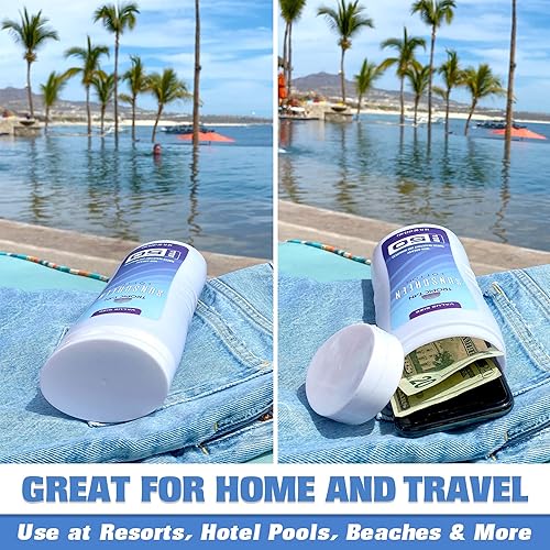 Miniatura 3 de GoPong Paquete de 2 botellas seguras para la desviación con protector solar, oculta de forma segura tus objetos de valor