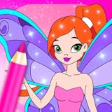 Magic Fairy Coloring Book for Girls
