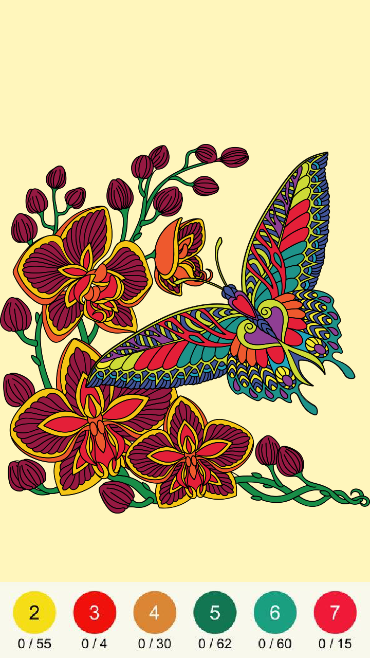 Paint By Number Happy Paint Color By Number App on Amazon Appstore