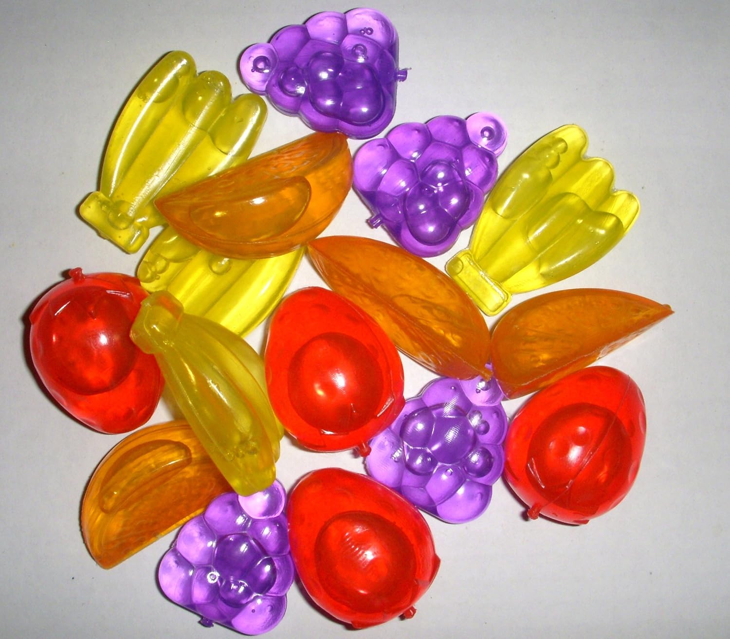 10 Packs of Reusable Fruit Shaped Ice Cubes Home & Kitchen