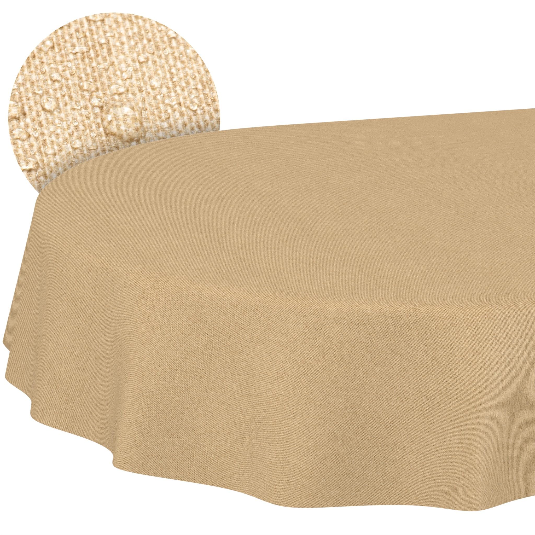 Mantel lavable ovalado repelente a la suciedad e impermeable 220 x 140 cm