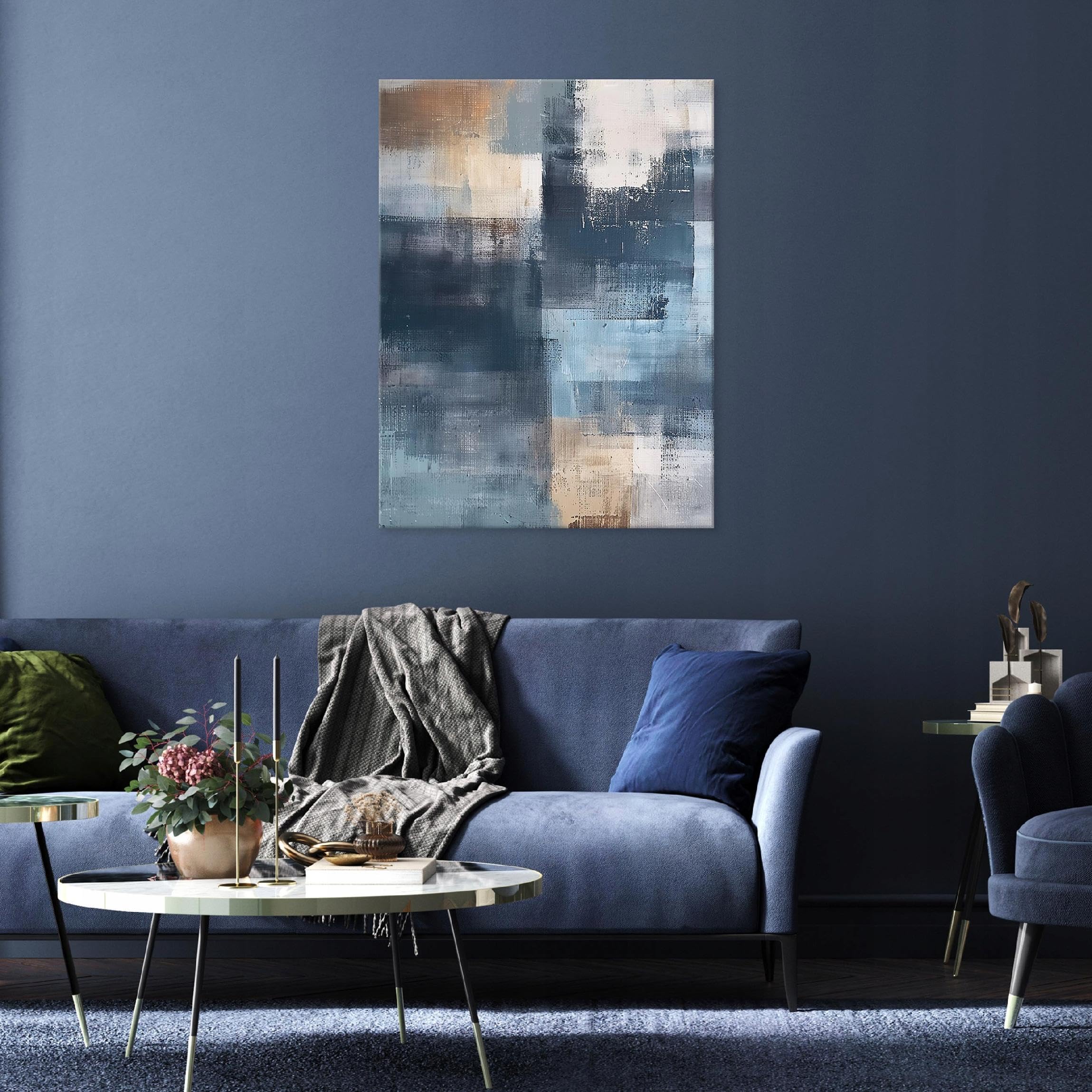 WallArena Stampe su tela 70x100 cm | Astratto, dipinto su tela, immagine su tela, dimensioni: 70x100 cm (LxA) - un pezzo su tela. La tela