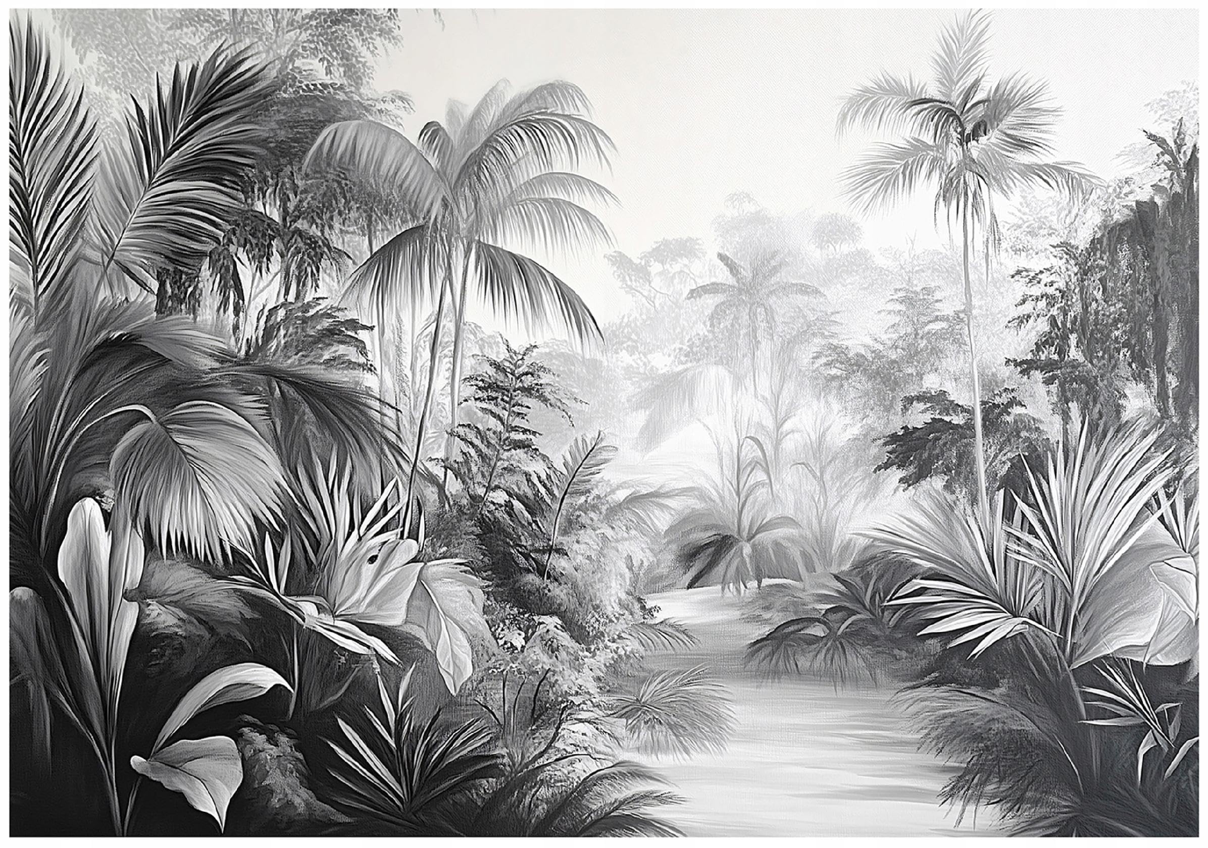 WallArena Vlies Fototapete, Wald, 350x250cm | Fototapeten - Tapeten - für Wohnzimmer Schlafzimmer - Vliestapete Wandtapete Tapete 3D Effekt- inkl. Kleister