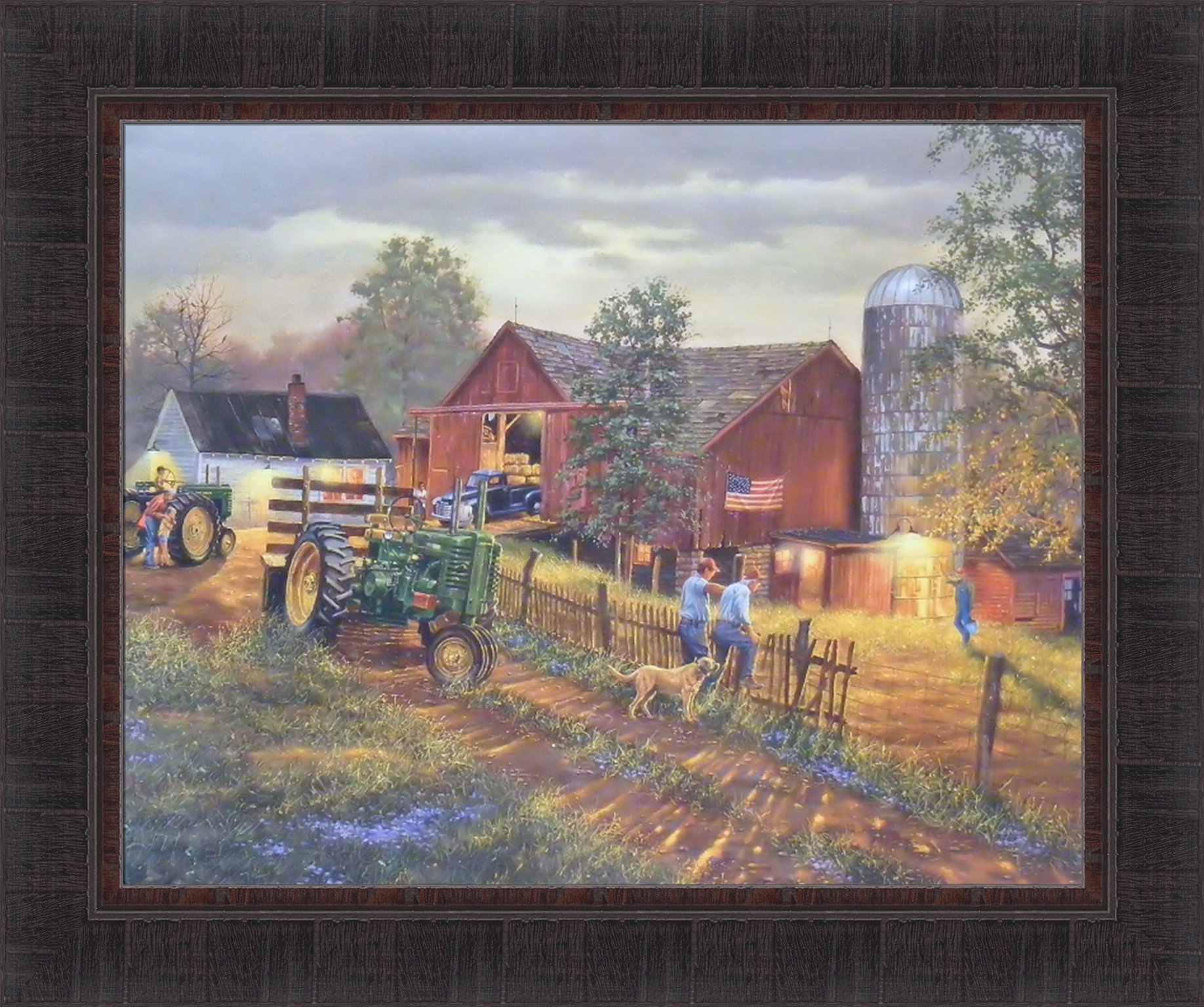 Amazon.com: America's Heartland by Dave Barnhouse 20x24 John Deere