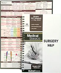Caderno de Cirurgia H&P e Progress, 1 notebook