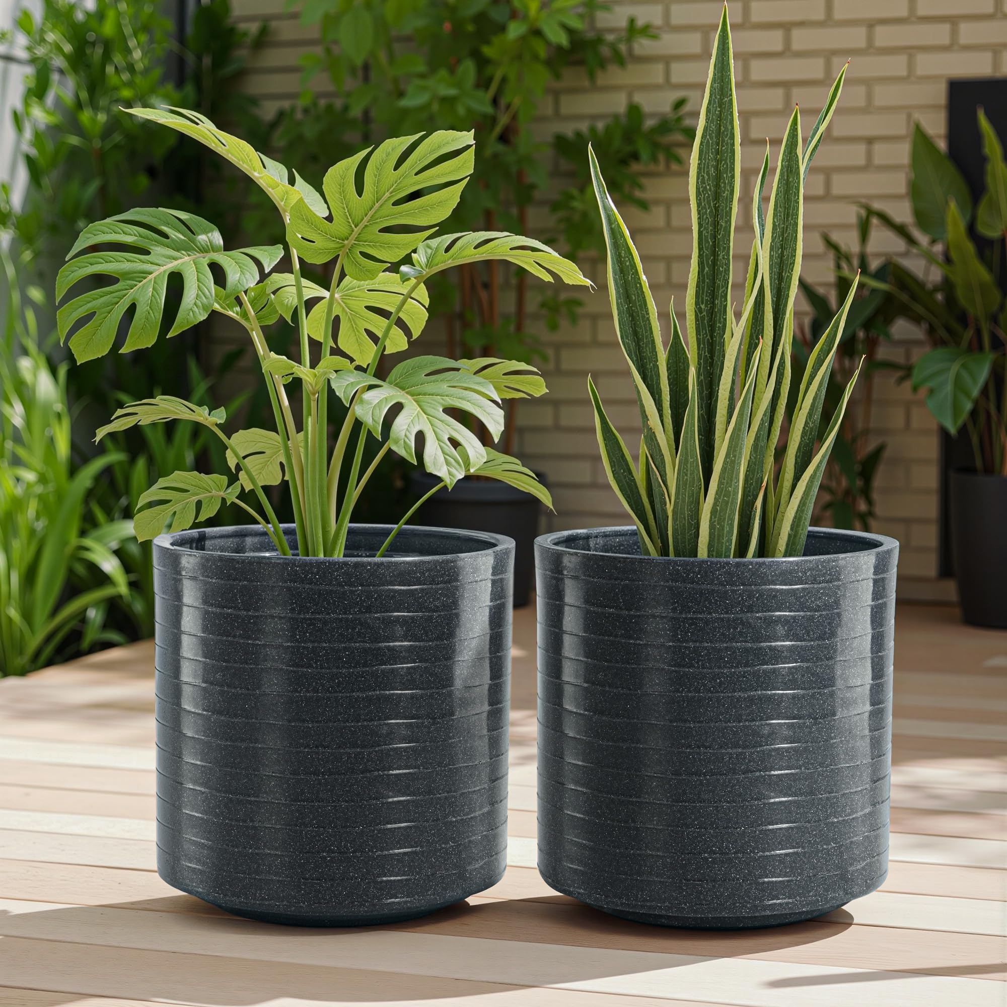 Kuber Industries Flower Pots - 2 Pack, Durable & Stylish -13