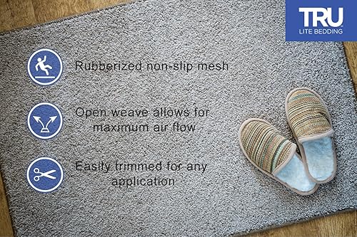 Miniatura 7 de TRU Lite Bedding, almohadilla de agarre para colchón antideslizante. Mantiene a todo tipo de colchón en el lugar para un buen dormir. Ideal para