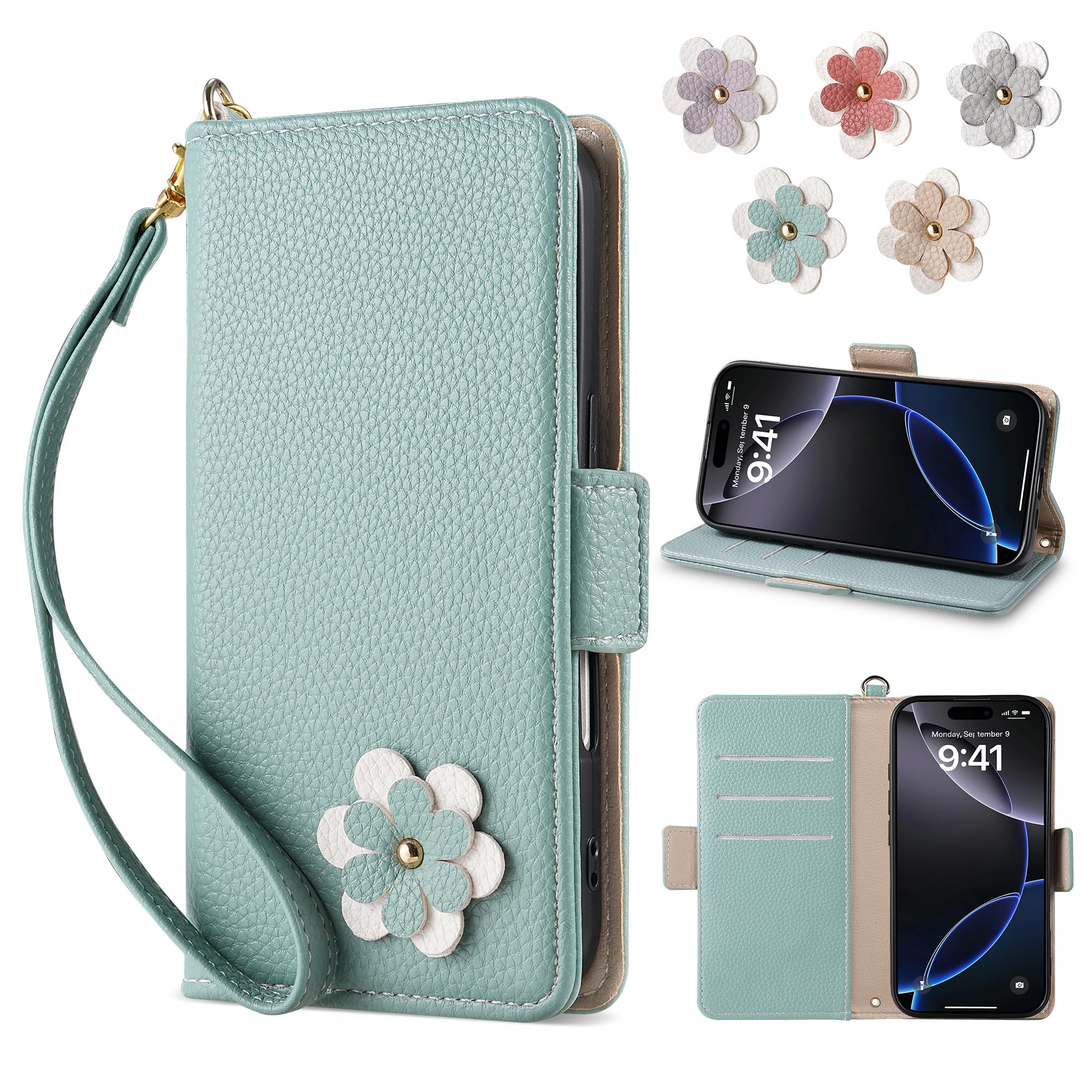 Amazon.co.jp: Reddylin 対応 AQUOS Wish6 ケース 手帳型