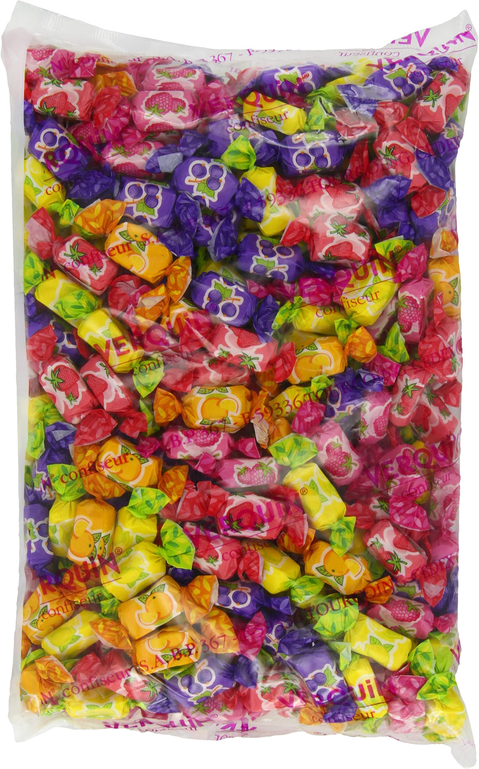 Verquin Assorted Fruit Chews (Pack of 1)