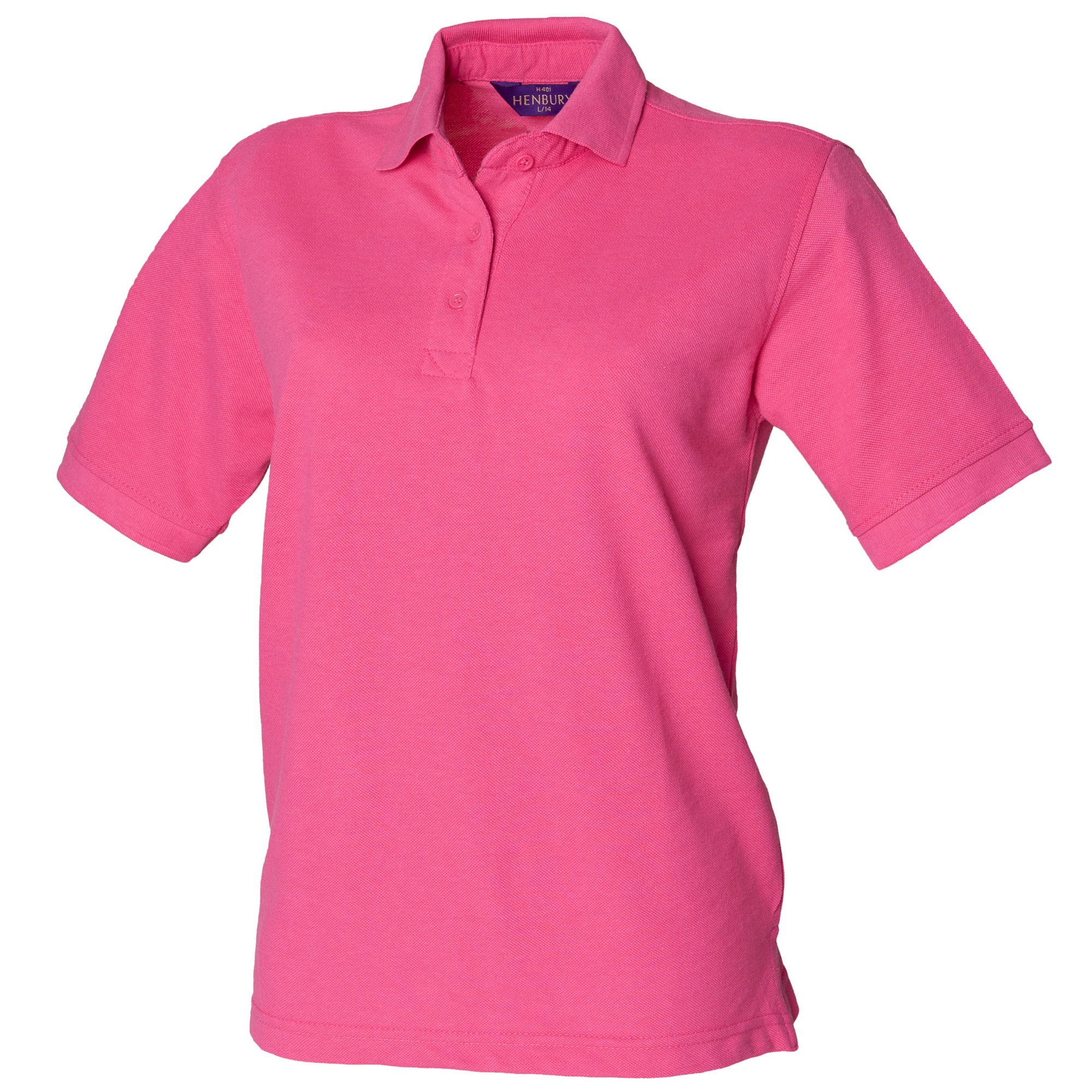 Henbury Women's Fuchsia / 65/35 Polo Shirt (Xl) (Fuchsia)
