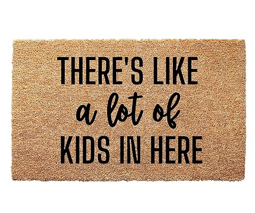 A lot of Kids Welcome Doormat - New Home Gift Ideas, Decorative Doormats, New Year Gift, Door Mat For Your Sweet Home, Front Door