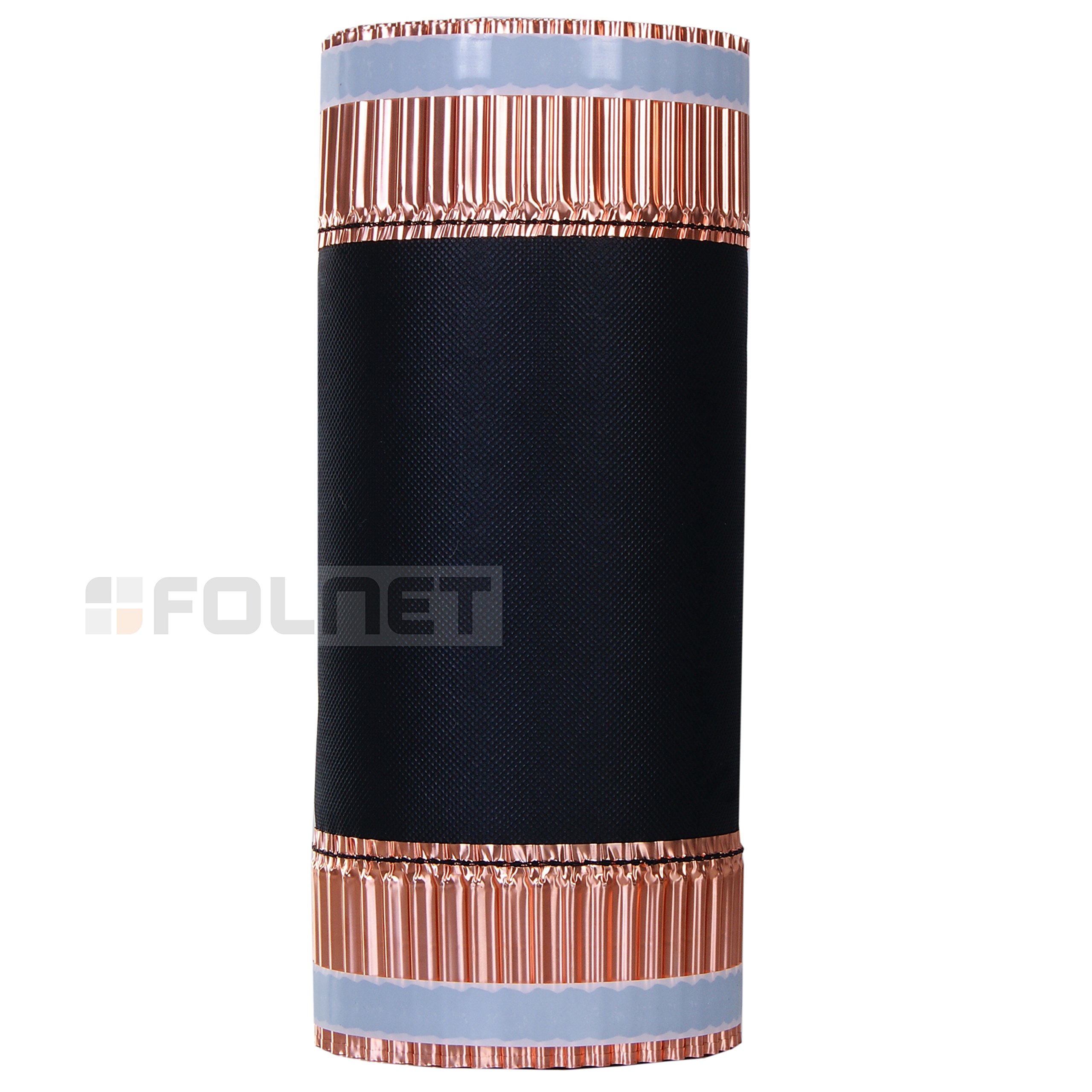 Cuivre + non-tissé Rouleau d'arêtier Rouleau de faîtage Bande anti-mousse 330mm x 5m
