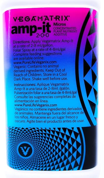 Amp-It Micros + Aminos - 1 Quart by Vegamatrix