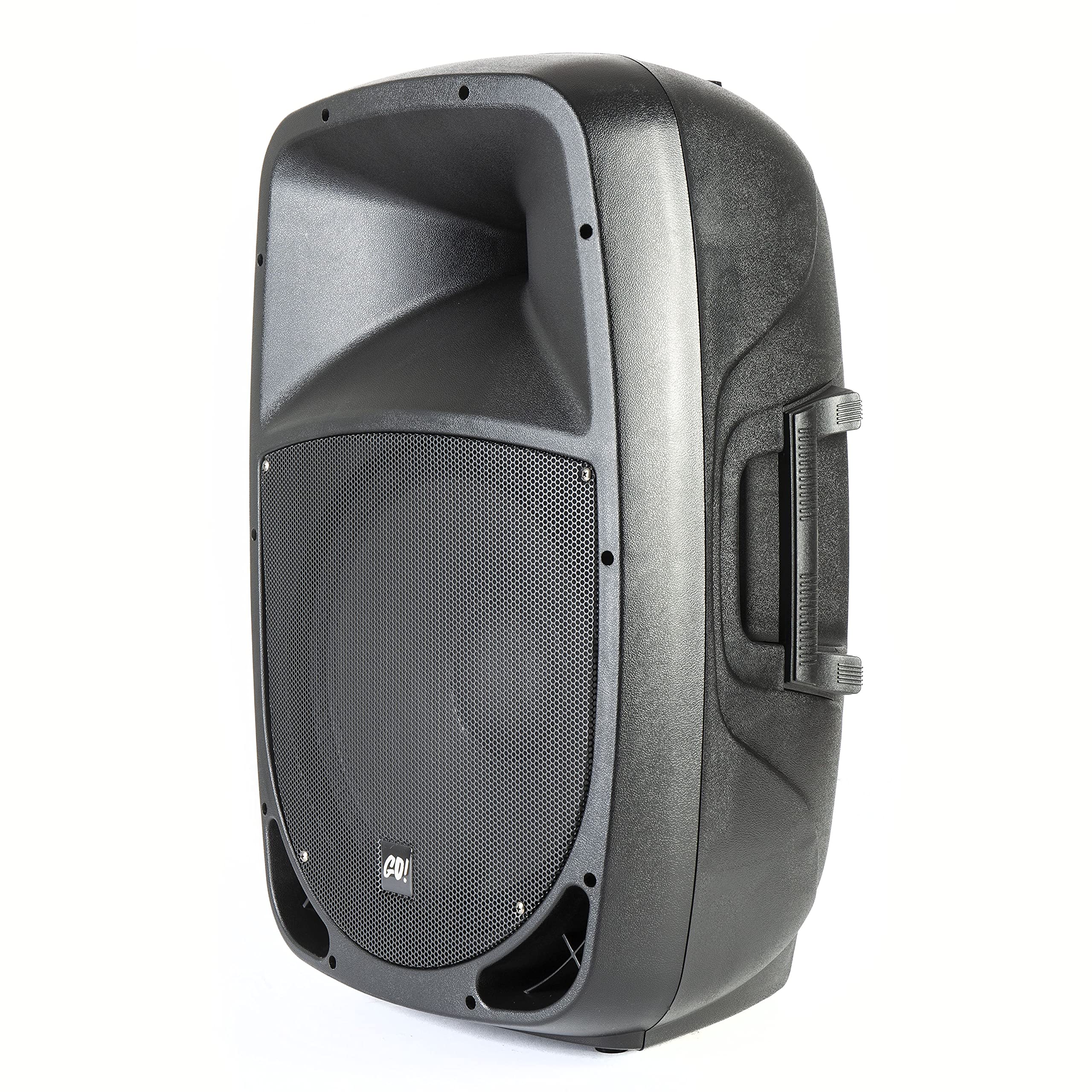 MUSIC STORE GO! 15P, 15 Zoll Passive Lautsprecher, 800W, 122dB, Frequenzbereich 55Hz-18Khz, 8 Ohm, Kunststoffgehäuse, 35mm Flansch, Speaker Twist-Anschlüsse