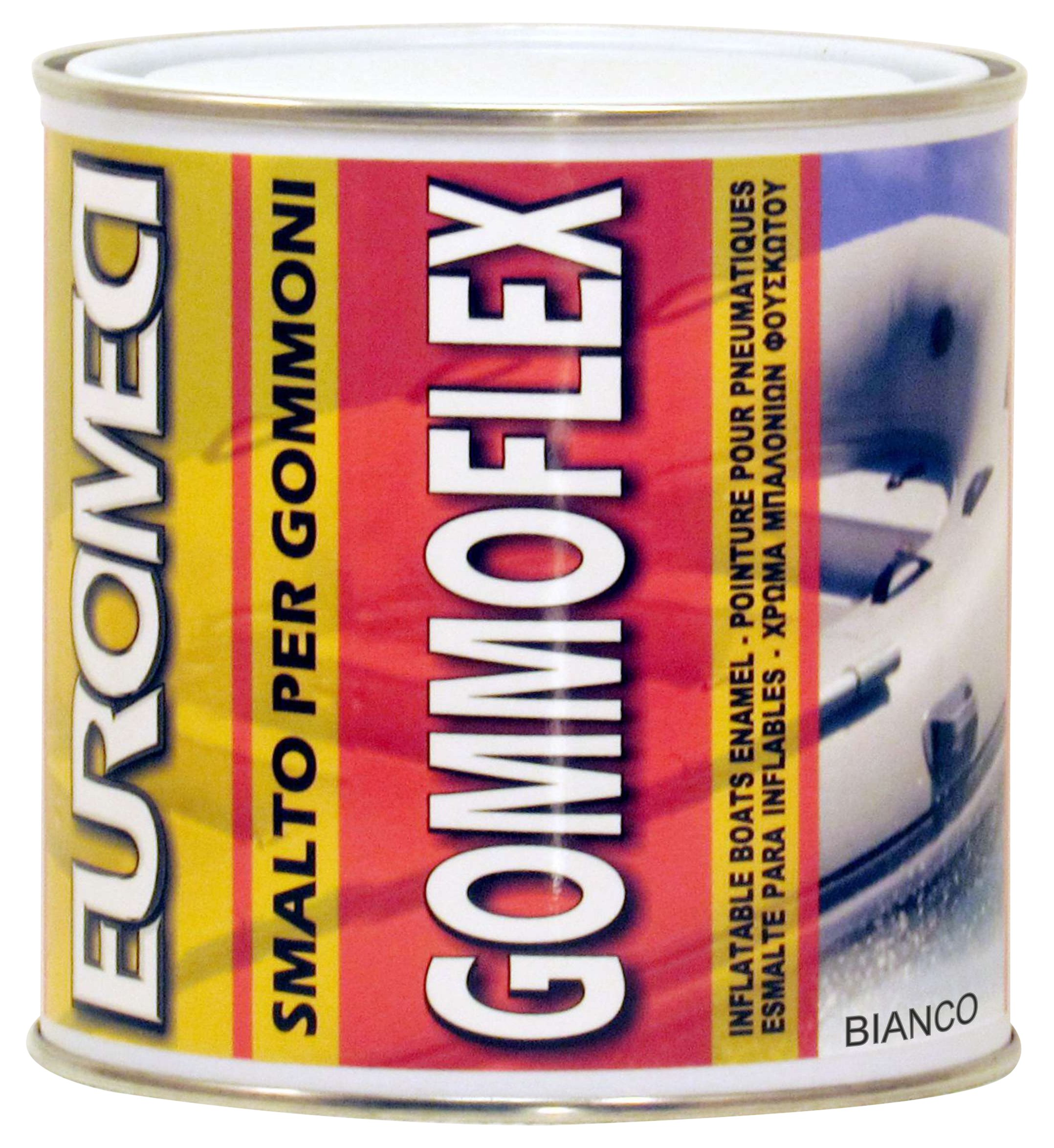 Gommoflex, Smalto per Gommoni, Bianco, 750 ml