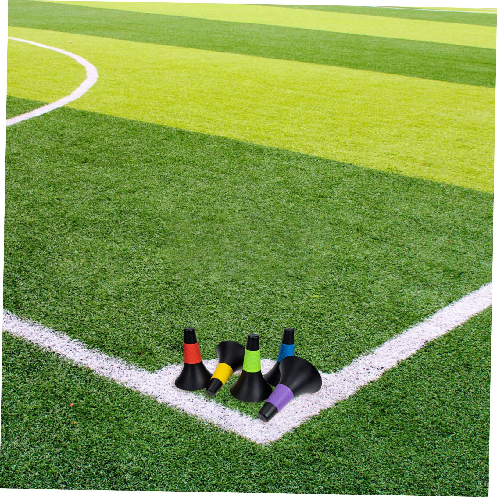 INOOMP 5piezas Conos De Fútbol para Prácticas Conos Deportivos para Entrenamientos De Agilidad