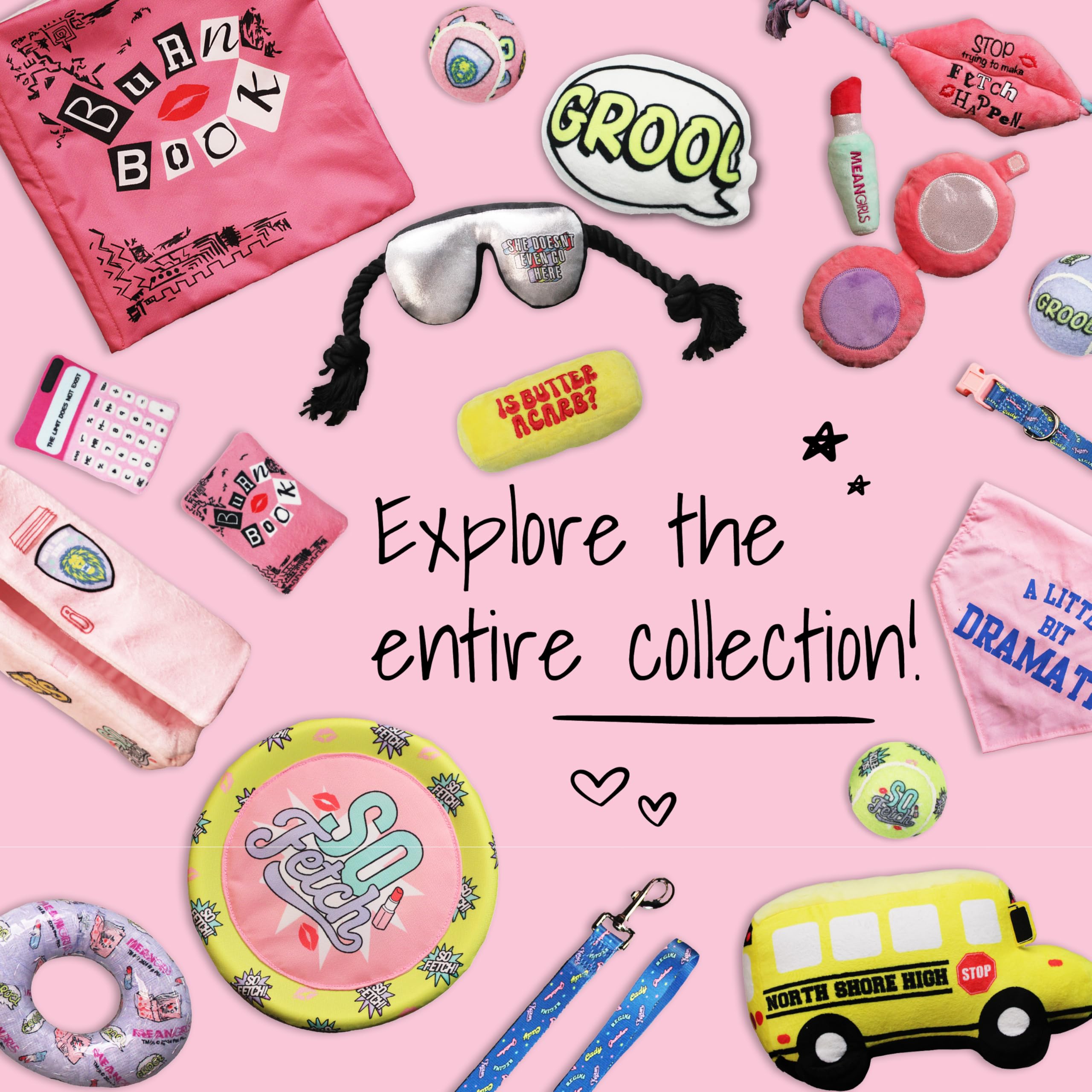 Pet Supplies : design LAB, Inc. Mean Girls Official Merchandise