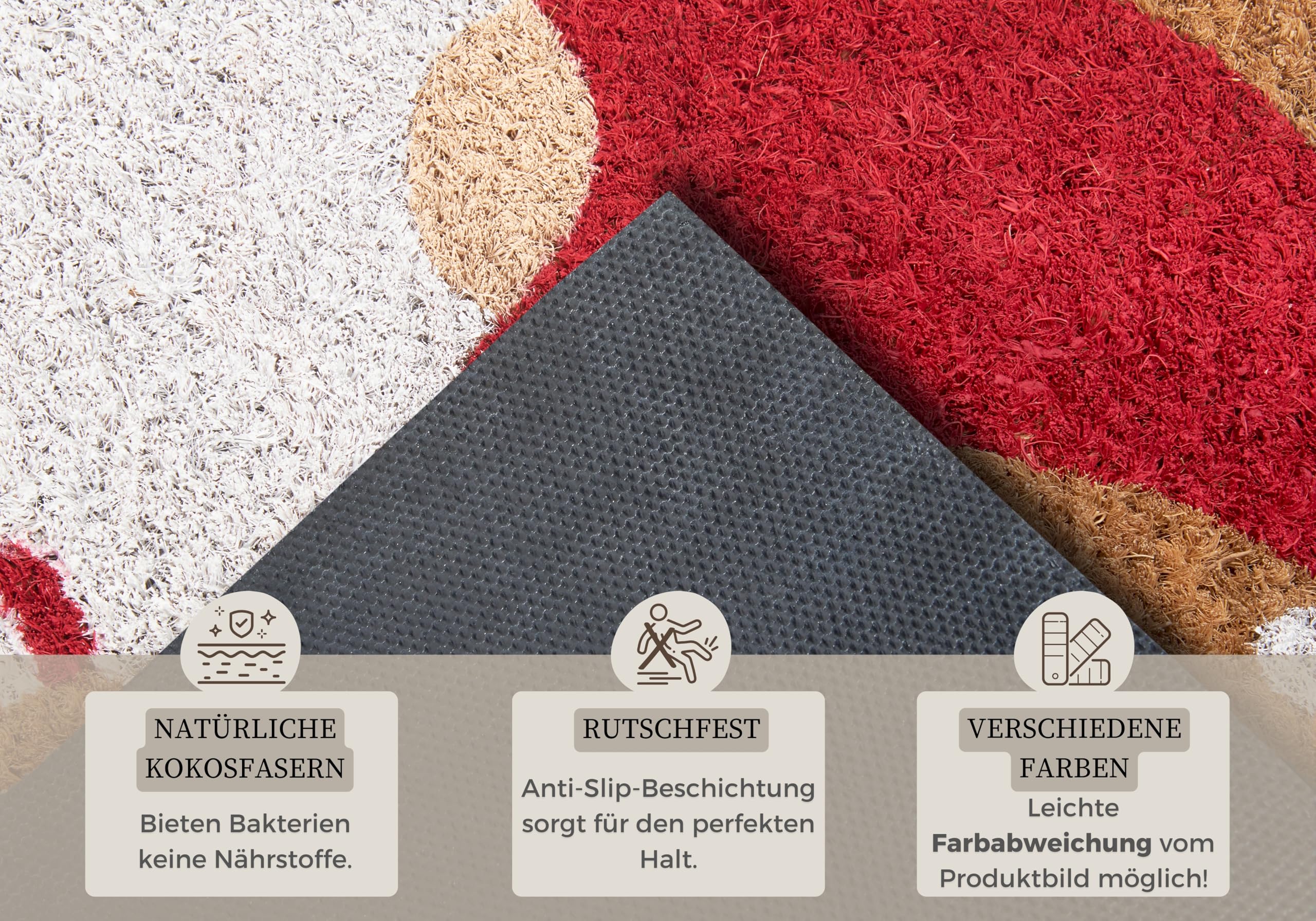 Hanse Home Coconut Doormat Christmas for Indoor Use - Image 3