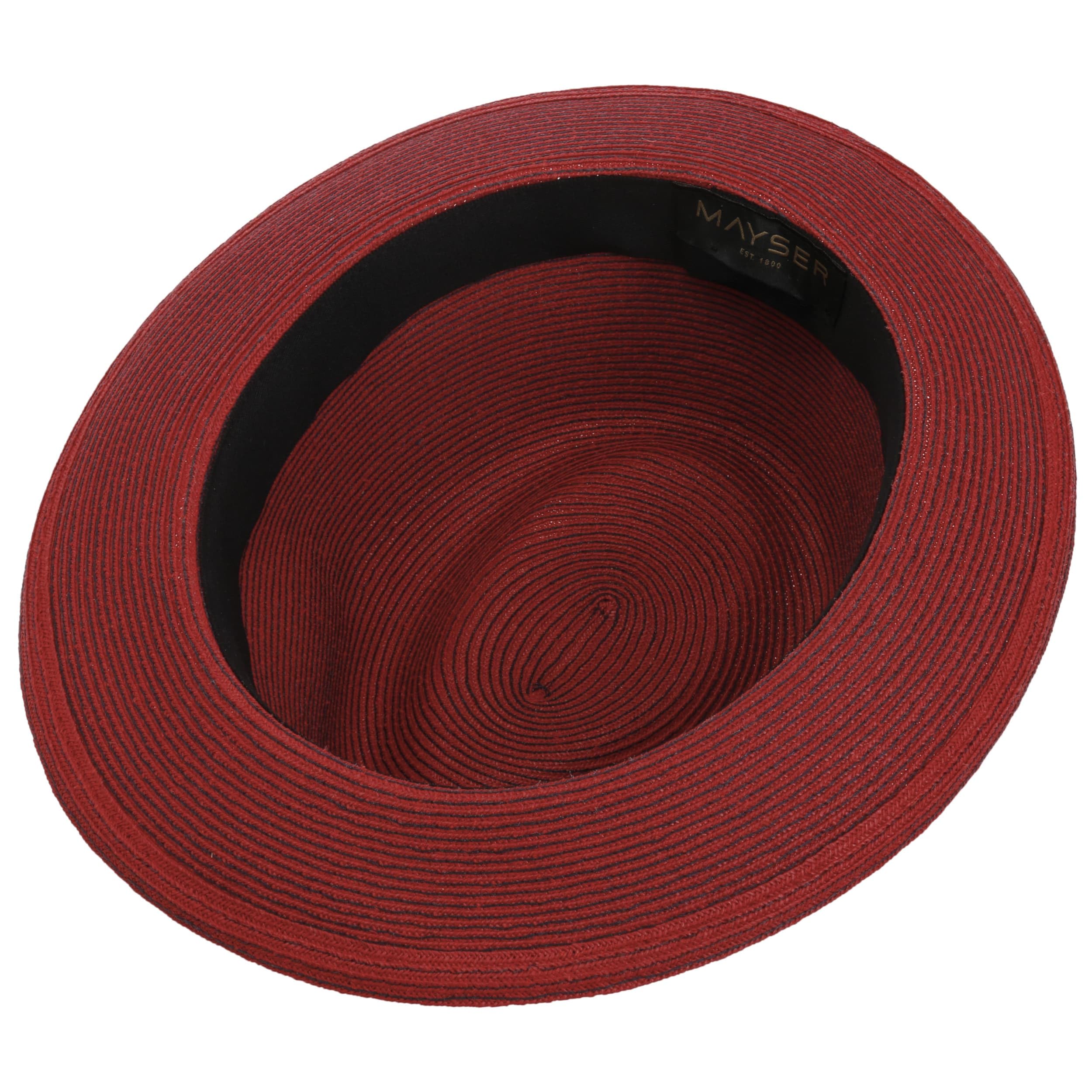 Mayser Chapeau en Paille Samuel Livorno Fedora Homme - Made in The EU de Plage Soleil Printemps-ete Ete