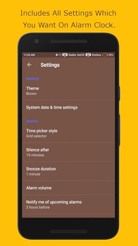 Alarm Clock, Timer, Stopwatch