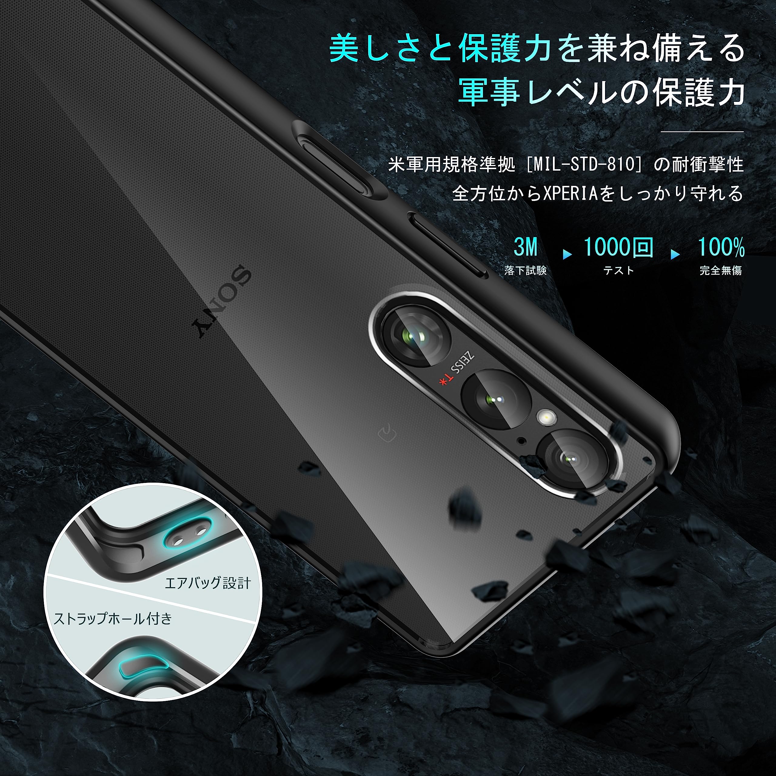 Amazon.co.jp: SONY Xperia 1 V 用 ケース クリア [SO-51D