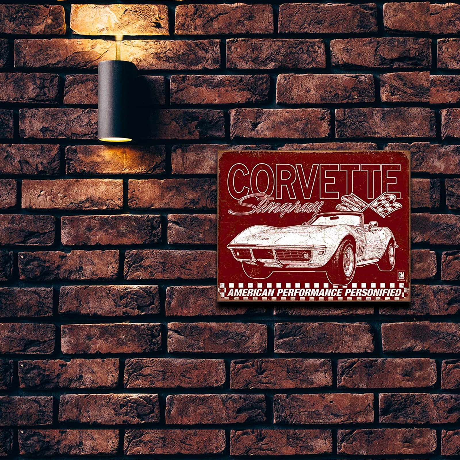 Amazon.com: Desperate Enterprises Corvette - 69 StingRay Tin Sign