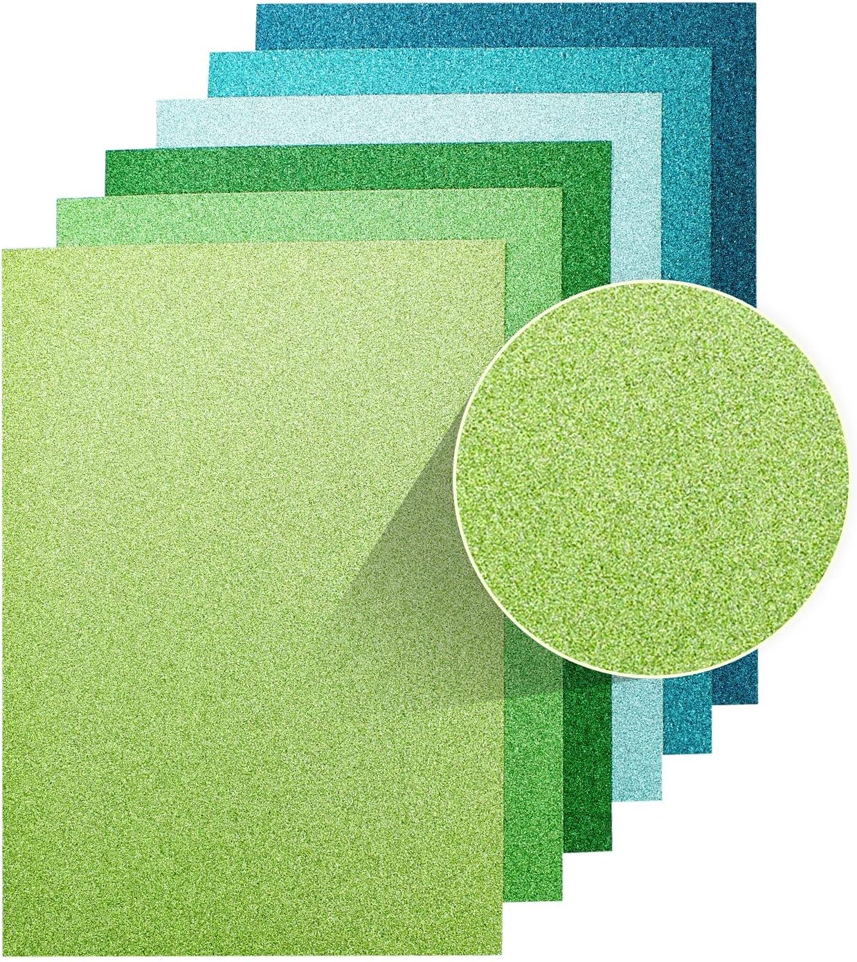 24 Sheets Metallic Foil Card Stock Paper 12 Assorted