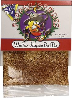 Pepper Springs Fire Roasted Jalapeno Dip Mix, 0.7 Ounce