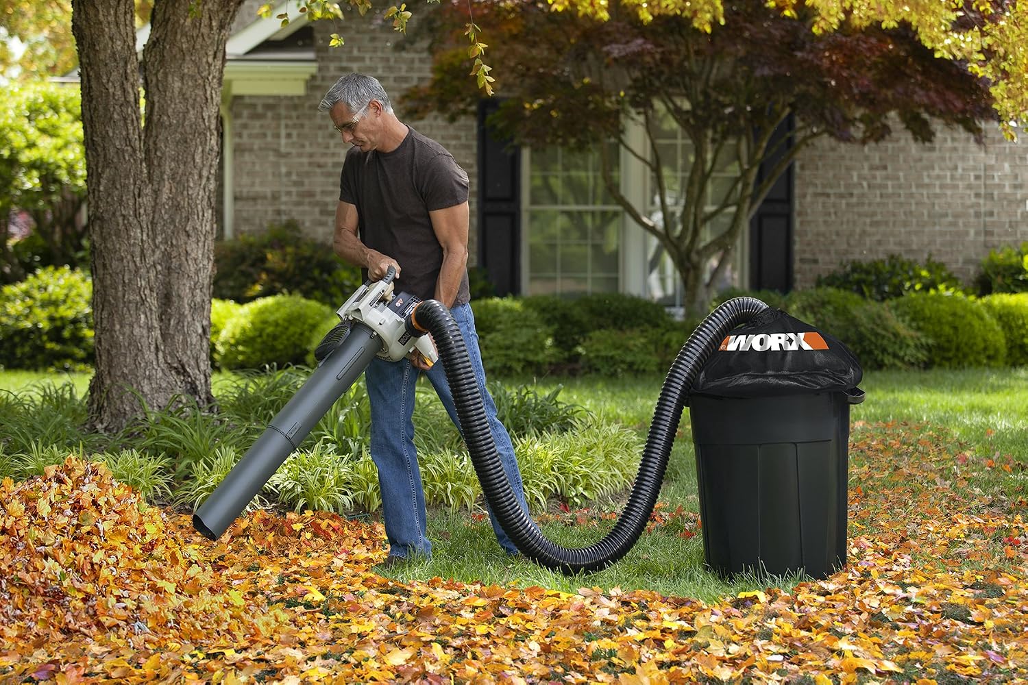 WORX WA4054.1 LeafPro Universal Fit Leaf Collection System for All Major Blower/Vac Brands