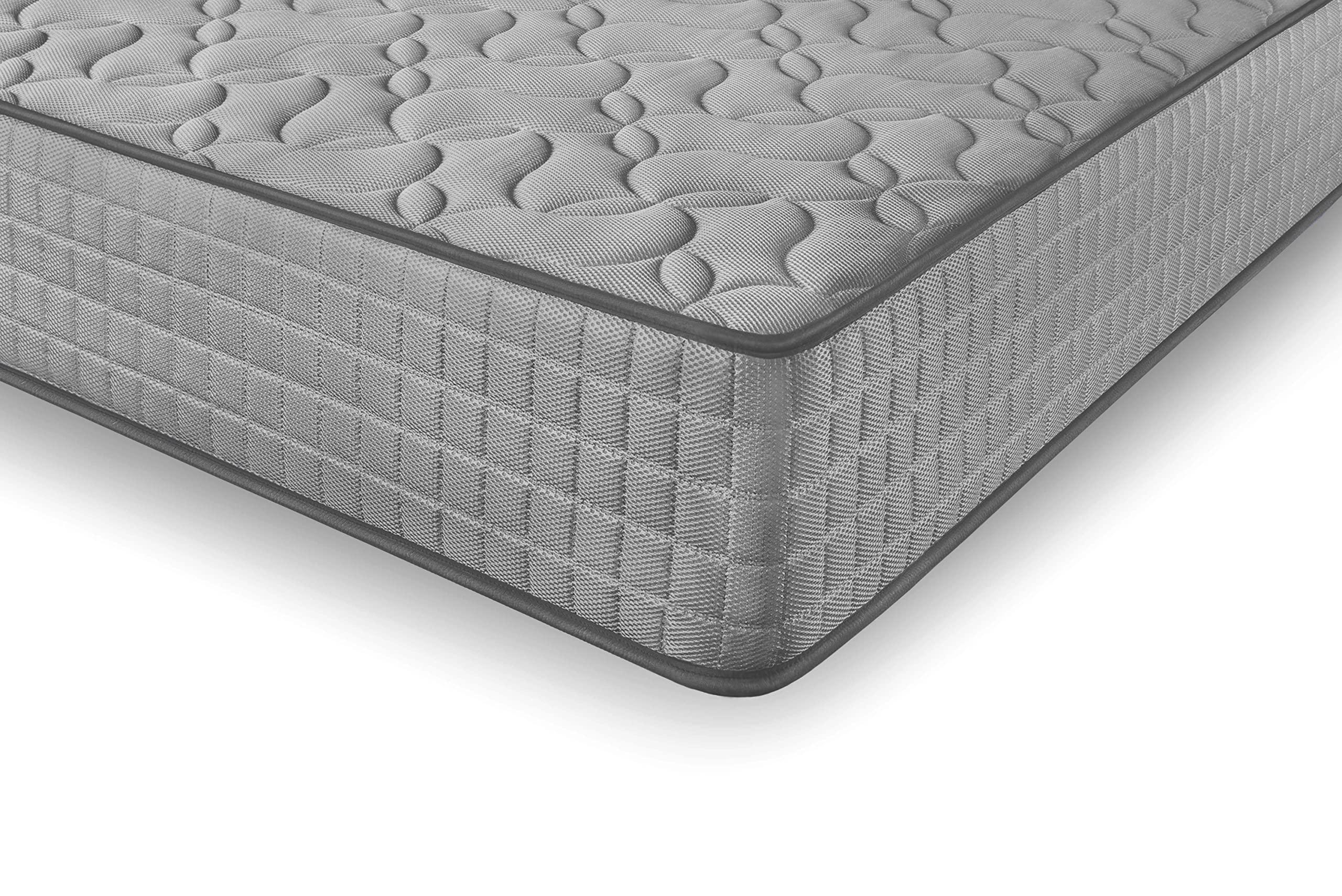 Colchón Viscoelástico Diamond Fresh + Somier Apolo con 5 Patas de 32 cm | Medida: 120x200 cm