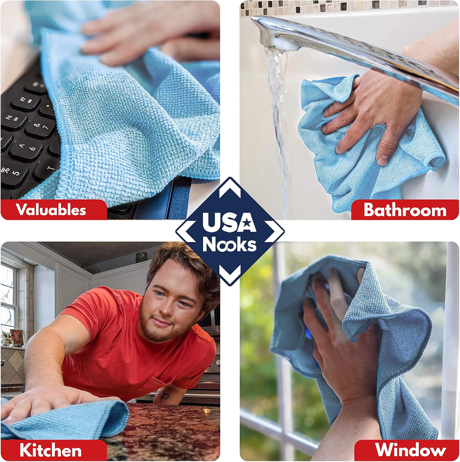 USANOOKS Microfiber Cleaning Cloth Review 3 Microfiber Cleaning Cloth Review