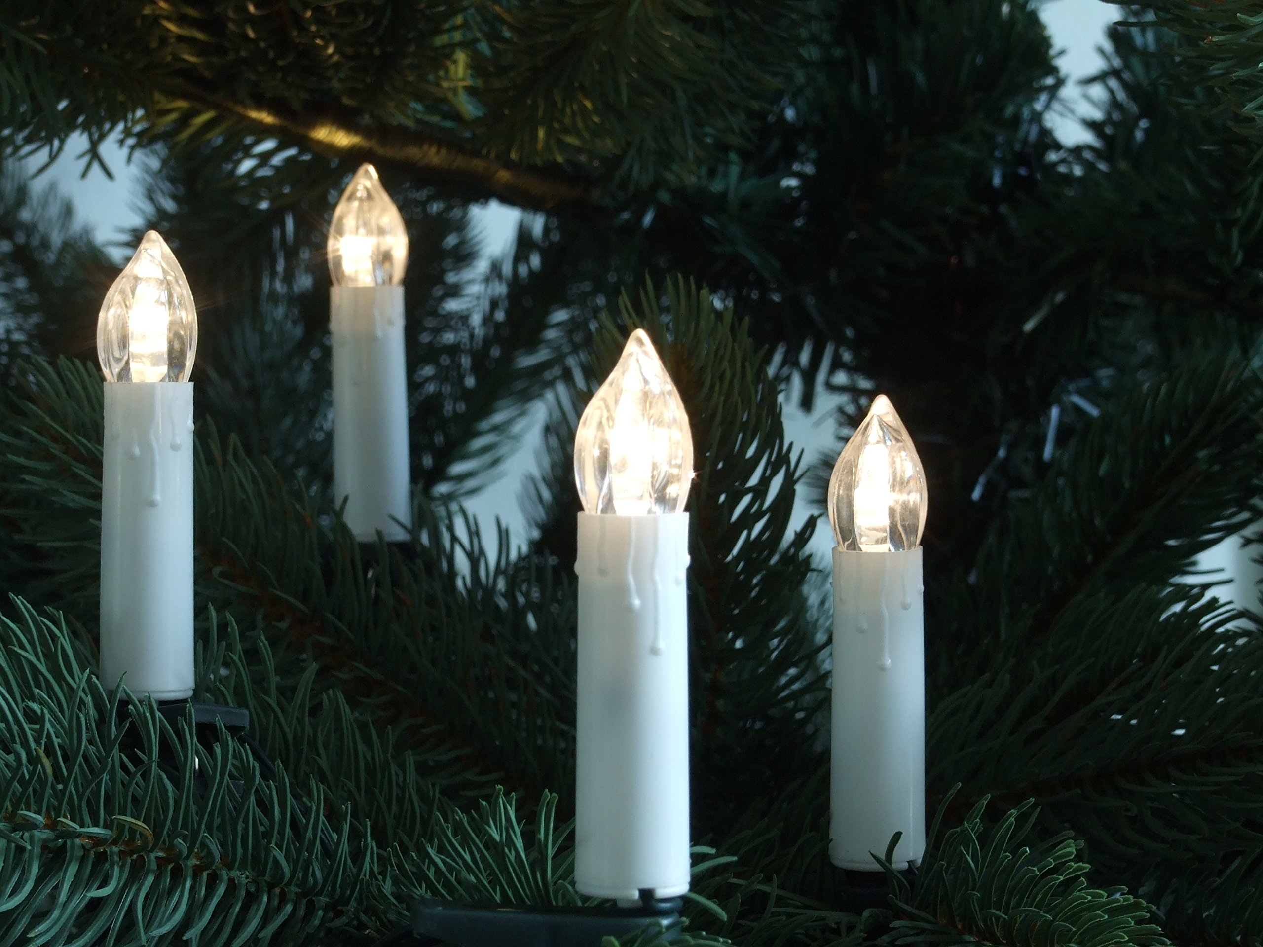 FHS F-H-S International GmbH & Co. KG LED Weihnachtsbaumbeleuchtung 30er außen 17,4m / 60cm warmweiß Timer 6/18 Std Modell: 23454